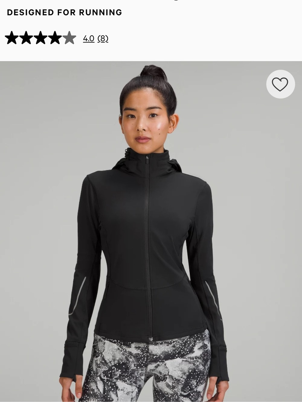 NWT lululemon Nulux Reflective Running Jacket